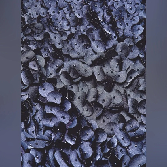 Women’s THEIA Navy Blue Petal Embellished Formal Gown Special Occasion Dress 8 - Picture 10 of 12